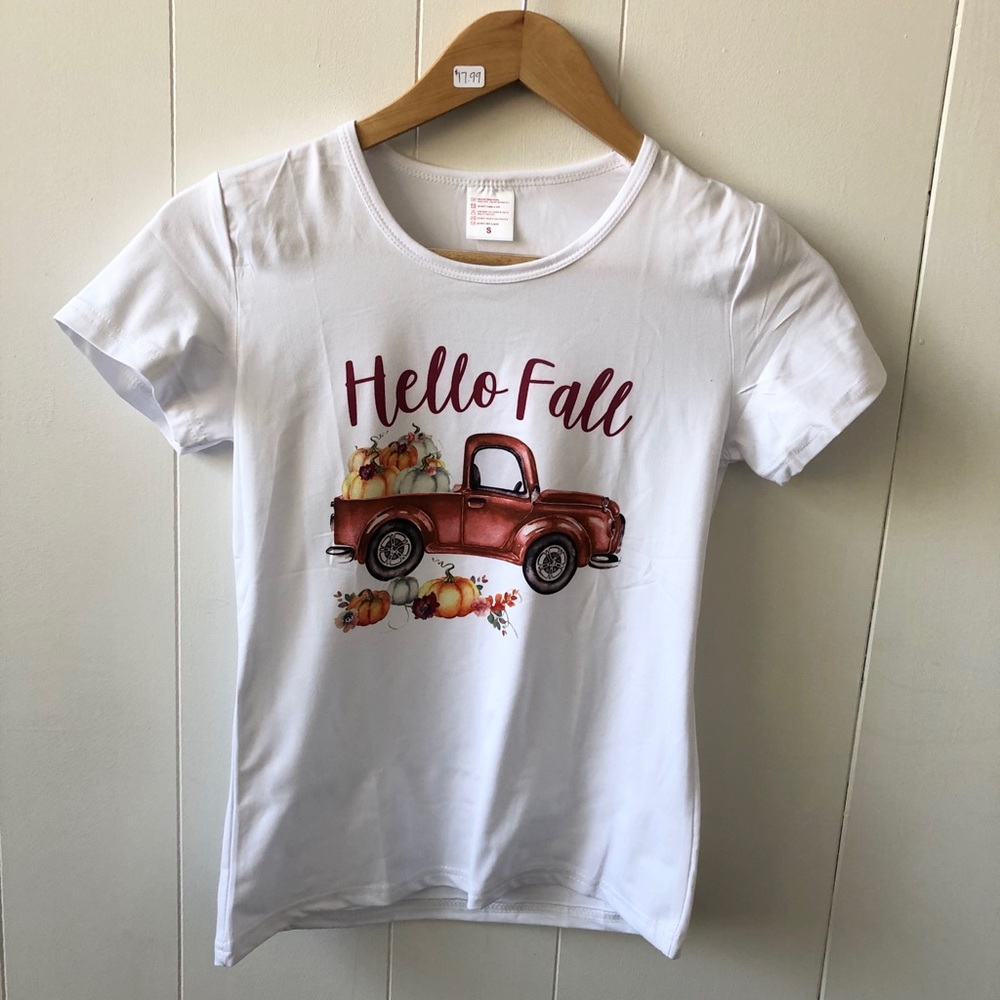 White Fall T-Shirt
